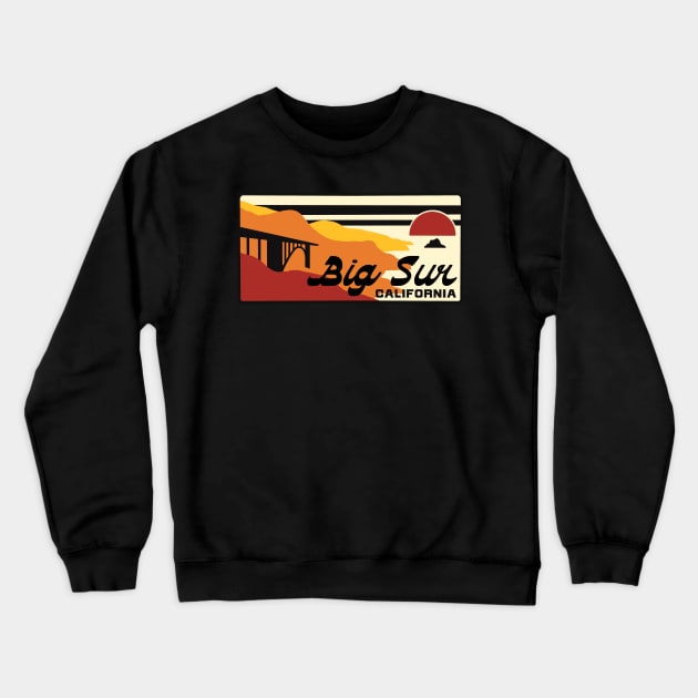 Big Sur Coast Crewneck Sweatshirt by Big Sur California 